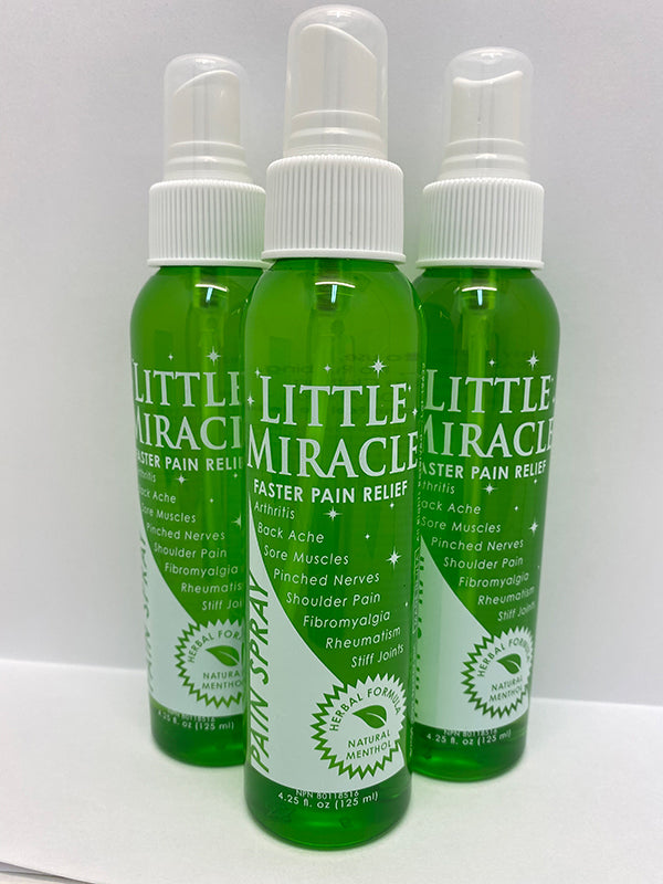 “Little Miracle Pain Spray”™ Three-Pack (Save $8.97!)